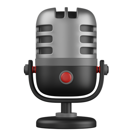 Mic  3D Icon