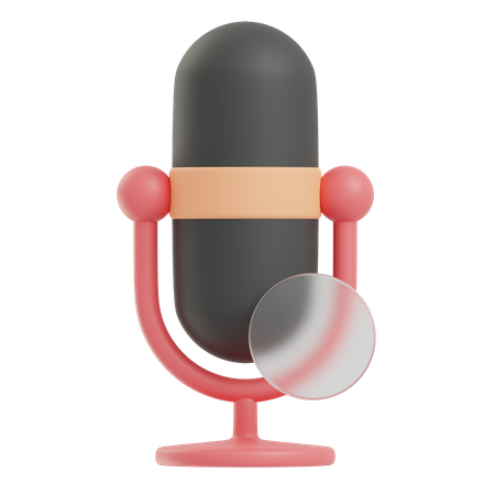 Mic  3D Illustration