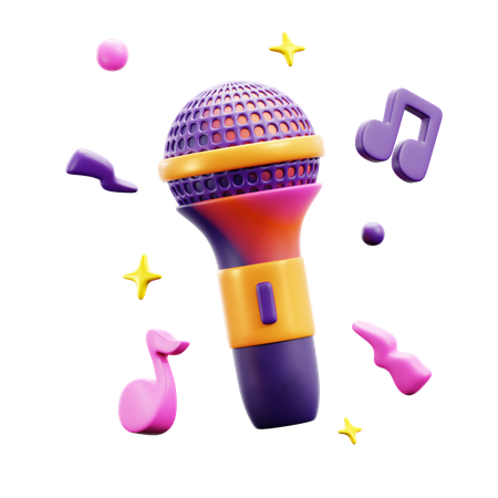 Mic Announcement  3D Icon