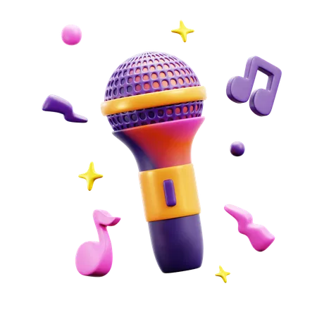 Mic Announcement  3D Icon