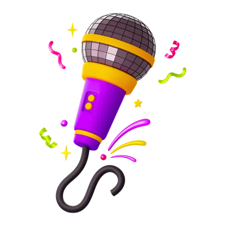 Mic Karaoke  3D Icon