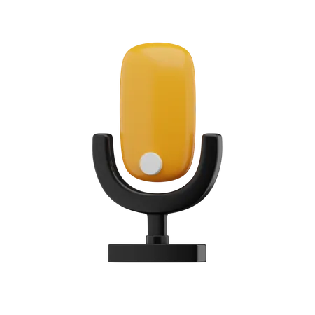 Mic On  3D Icon