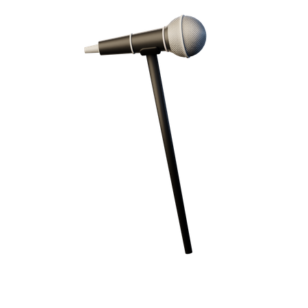 Mic Stand  3D Icon