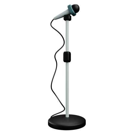 Microphone Stand  3D Icon