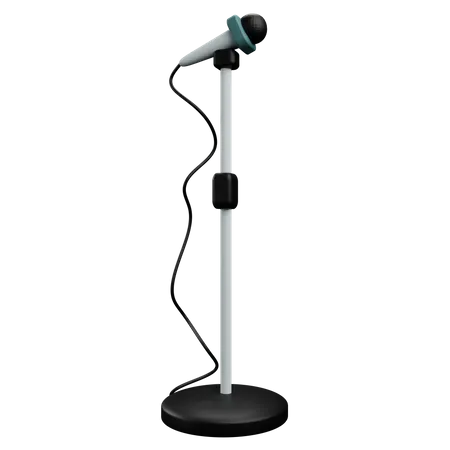 Microphone Stand  3D Icon