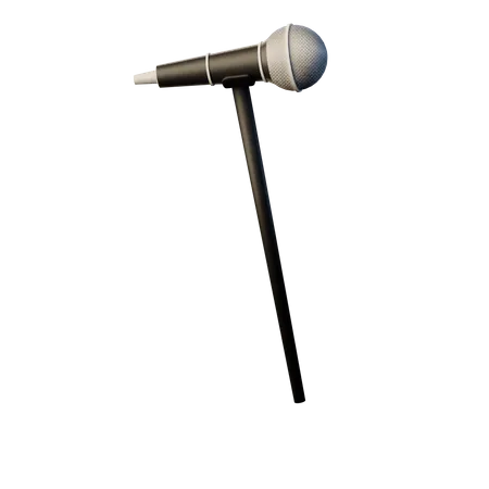 Mic Stand  3D Icon
