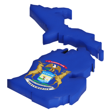 Michigan  3D Icon
