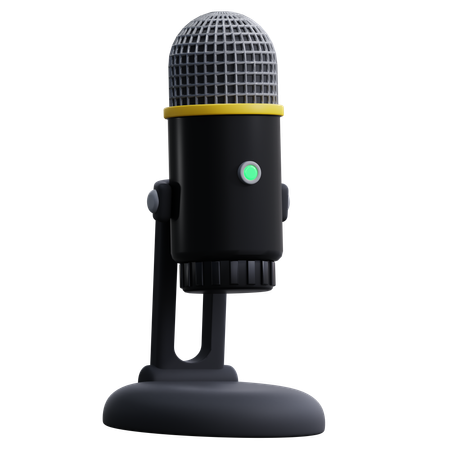 Microphone  3D Icon