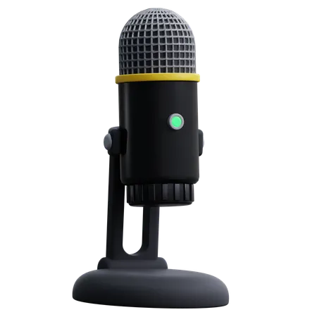 Microphone  3D Icon