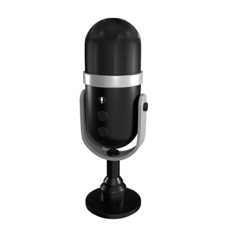 Microphone  3D Icon