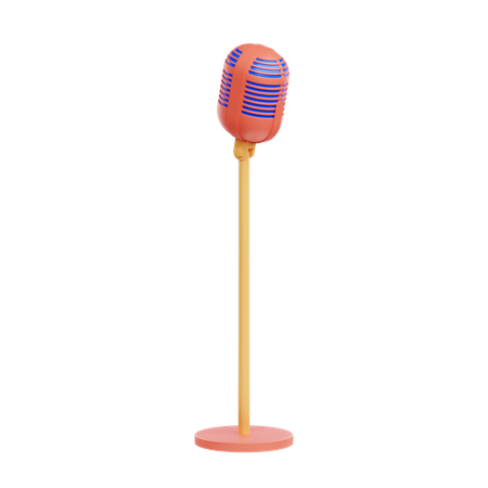 Microphone  3D Icon