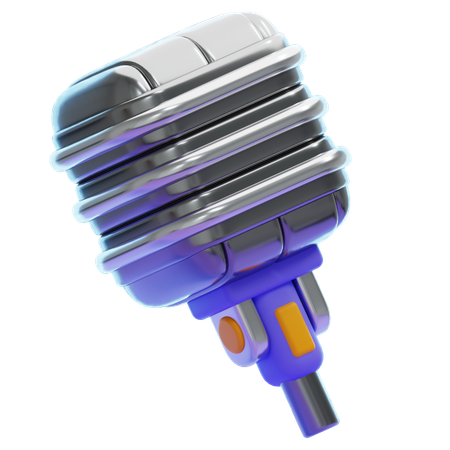 Microphone  3D Icon