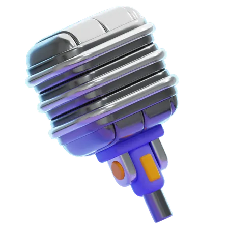 Microphone  3D Icon