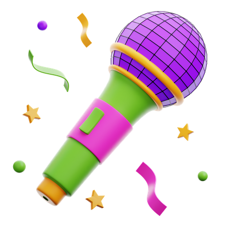 Microphone  3D Icon