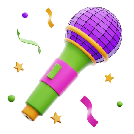 Microphone  3D Icon