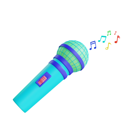 Microphone  3D Icon