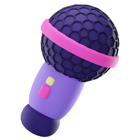 Microphone  3D Icon