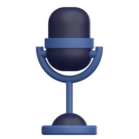 Microphone  3D Icon