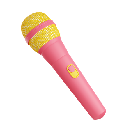 Microphone  3D Icon