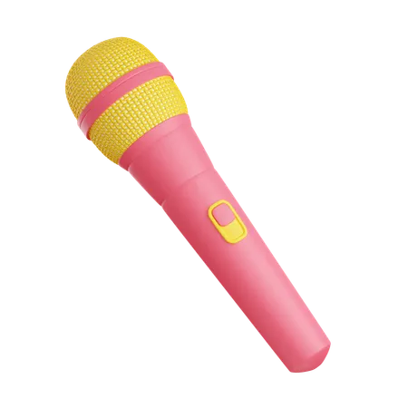 Microphone  3D Icon