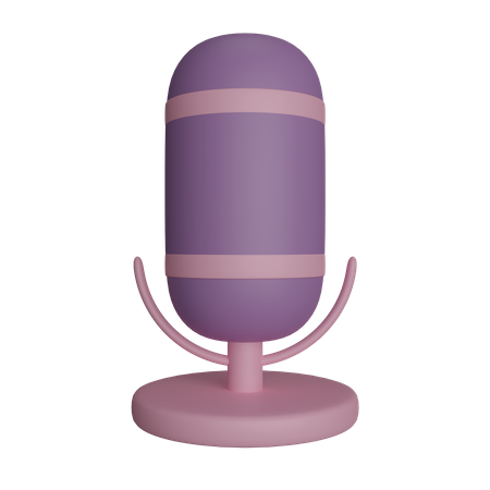 Microphone  3D Icon