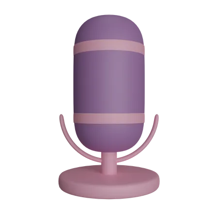 Microphone  3D Icon