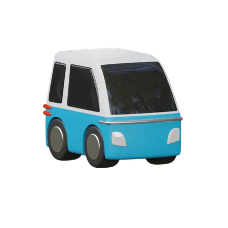 Micro carro  3D Icon