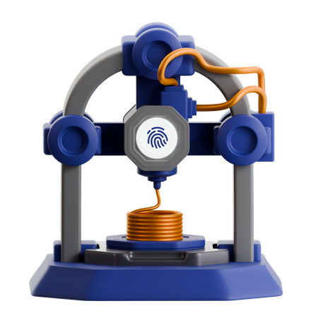 Micro impressora  3D Icon