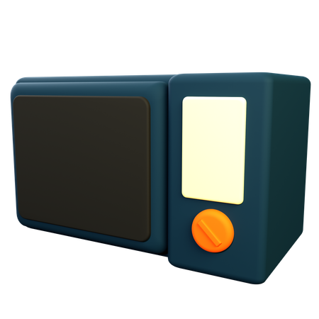 Four micro onde  3D Icon