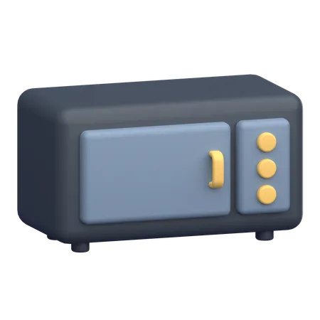 Four micro onde  3D Icon