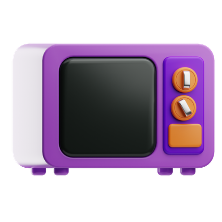 Four micro onde  3D Icon