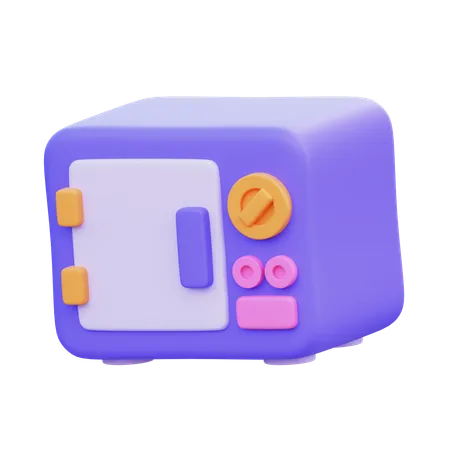 Four micro onde  3D Icon