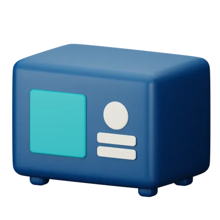 Four micro onde  3D Icon