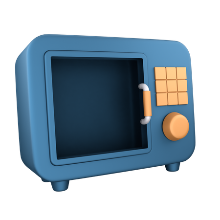 Four micro onde  3D Icon