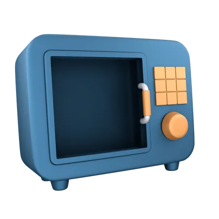 Four micro onde  3D Icon