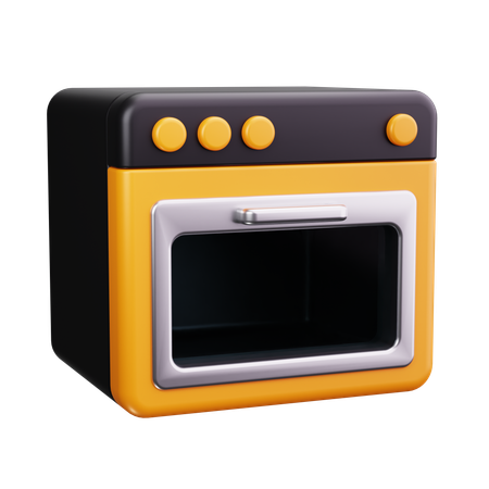 Micro Oven  3D Icon