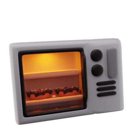 Micro Oven  3D Icon