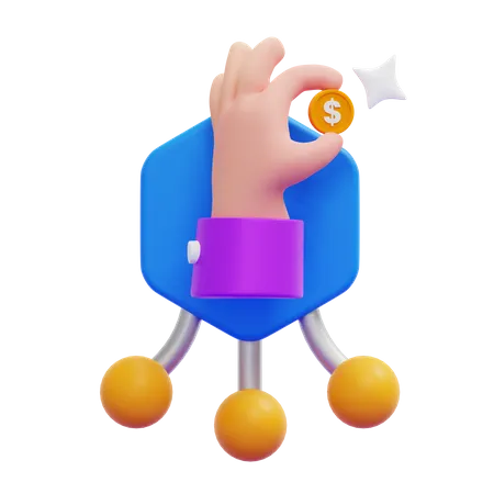 Micro Payments  3D Icon