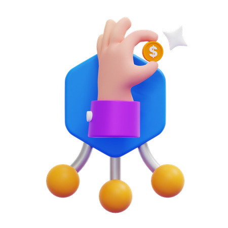 Micro Payments  3D Icon