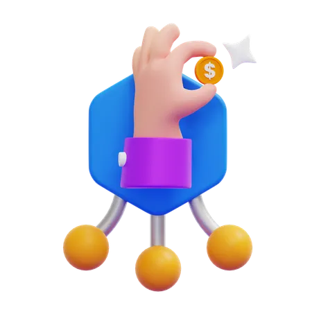 Micro Payments  3D Icon