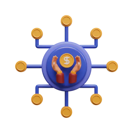 Micro Payments  3D Icon