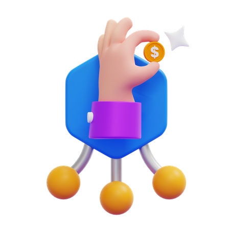 Micro Payments  3D Icon