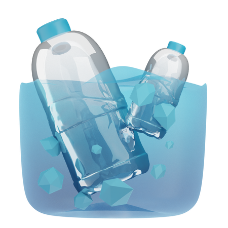 Micro plastic  3D Icon