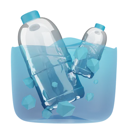 Micro plastic  3D Icon