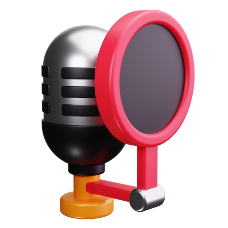 Micro de studio  3D Icon