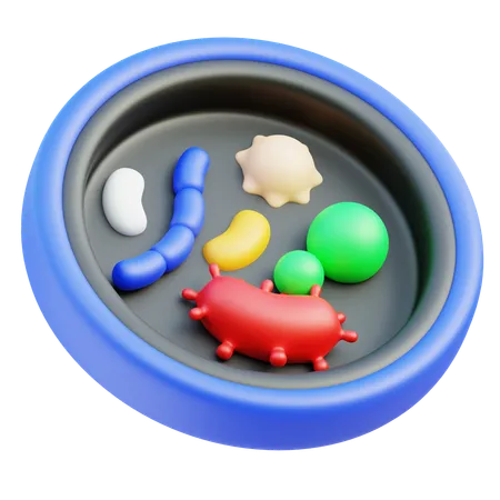 Microbiologia  3D Icon