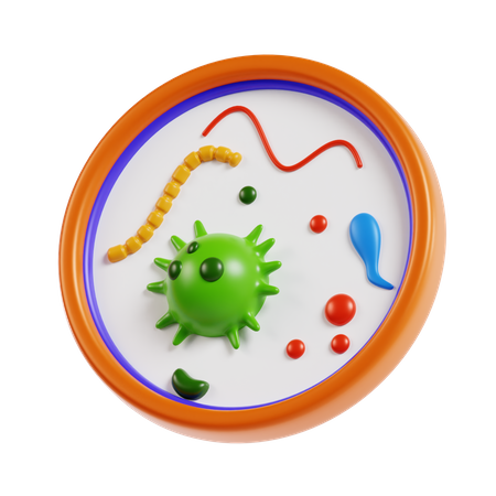 Microbiology  3D Icon