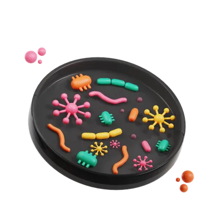 Microbiology  3D Icon