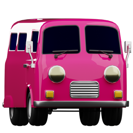 Microbus  3D Icon