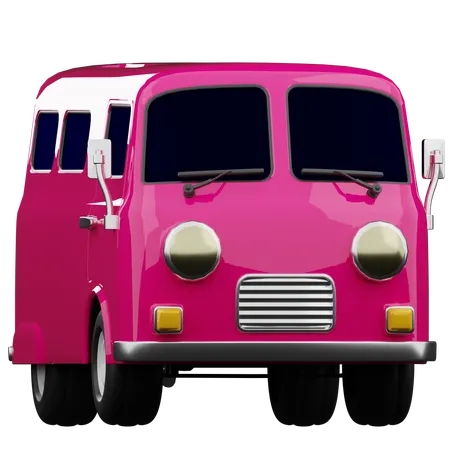 Microbus  3D Icon